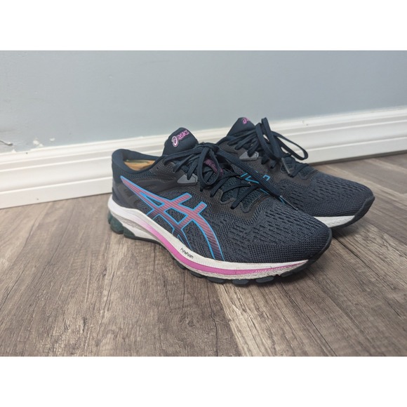 ASICS GT-1000 Running Walking Shoe Purple Blue‎ Comfort Sneaker Womens Size 8.5 - Picture 1 of 10
